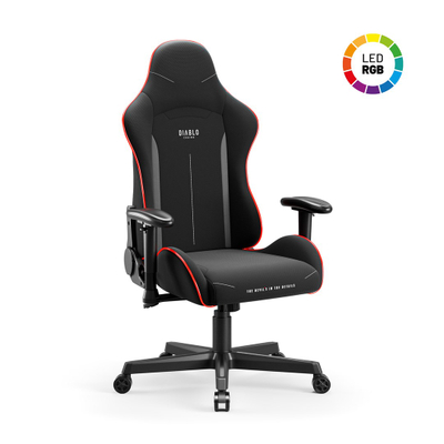Karrige gaming Diablo X-Starter, LED RGB, rregullim lartësie, e zezë