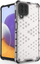 Kapak telefoni Hurtel Honeycomb për Samsung Galaxy A22 4G, kornizë xheli, kundër goditjeve, transparent