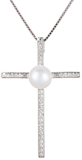 Qafore për femra JwL Luxury Pearls, e argjendtë