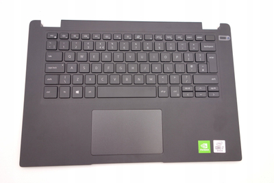 Tastierë laptopi Dell 81 Key, English International, me palmrest, e zezë