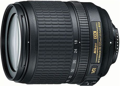 Објектив Никон AF-S DX НИКОР 18-105mm f/3.5-5.6G ED VR, стандарден зум, црн