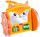 Lodër pasqyrë rrotulluese Mattel Fisher Price JLF98, për bebe, mace, portokalli