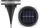 Lampë solare kopshti Saska Garden SP-6509, set 2 copë, e bardhë