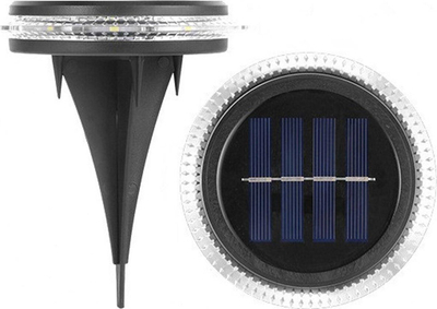 Lampë solare kopshti Saska Garden SP-6509, set 2 copë, e bardhë