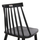 Stol bari mesatar Vanessa 45,5×46×97 cm (HM9300.12), zezë
