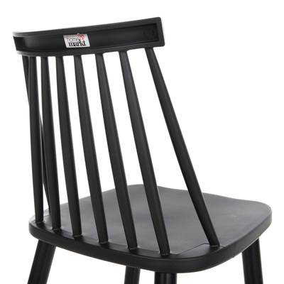 Stol bari mesatar Vanessa 45,5×46×97 cm (HM9300.12), zezë