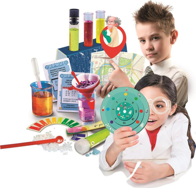 Set kimie Clementoni Scientific Fun Fascinating Chemistry 50699, për kalamaj 8+, për mësim