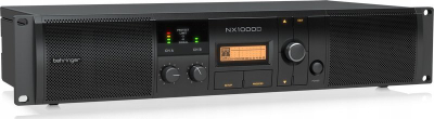 Përforcues Behringer NX1000D, 2x500W, me DSP t’u futur brenda, i zi