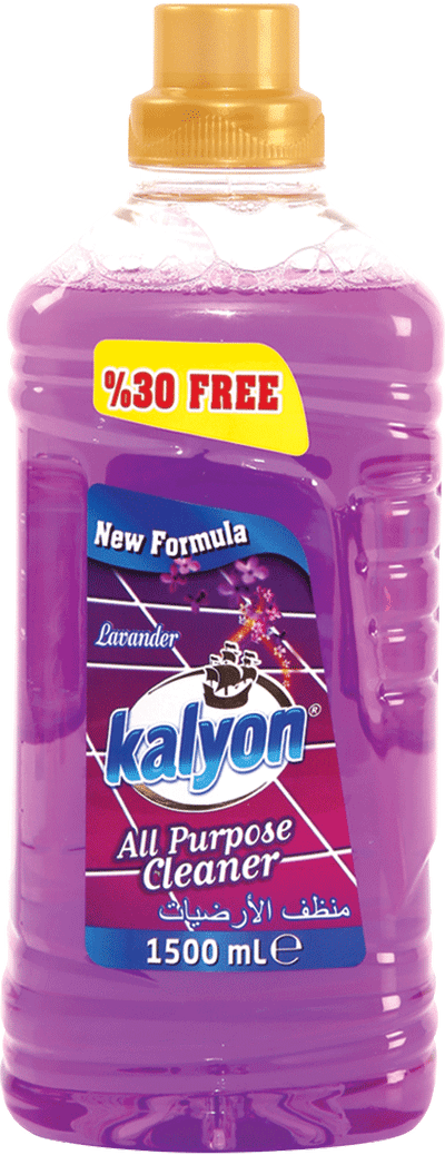 Pastrues sipërfaqesh Kalyon, vjollce 1,5 lt