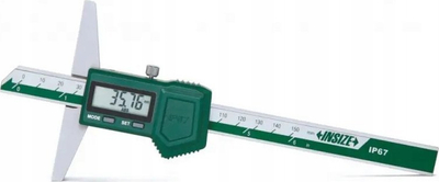 Matës elektronik i thellësisë, 0–200 mm, rezistent ndaj ujit