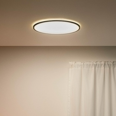 Plafonierë WiZ 8719514554955, LED 22W, dritë e rregullueshme smart, e zezë