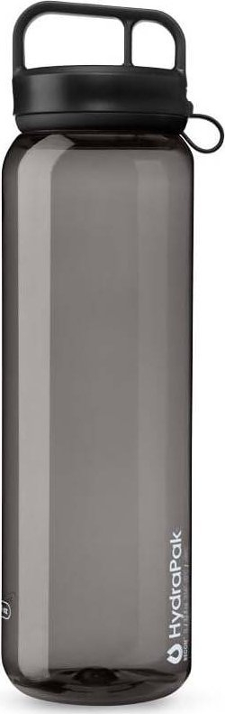 Shishe uji HydraPak Recon Clip, 1L, Tritan Renew, e zezë