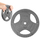 Disk peshe EB Fit Hammertone, 10 kg, vrimë 28 mm, gri