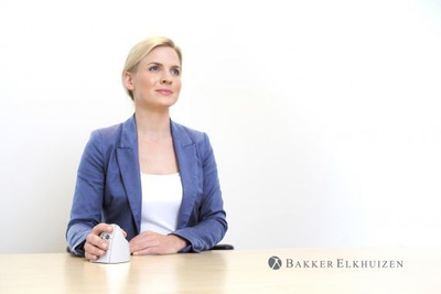 Maus BakkerElkhuizen Evoluent, wireless, Bluetooth, i bardhë