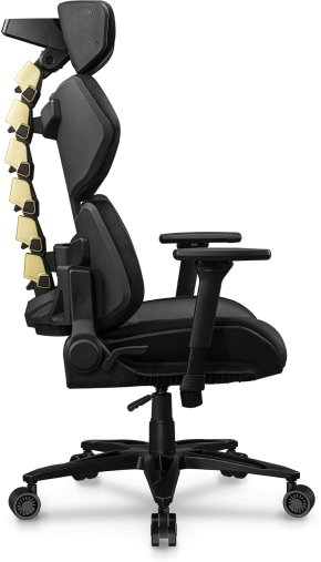 Karrige gaming Cougar Terminator Elite, ergonomike, me krahë që rregullohen, e artë