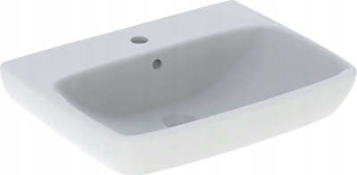 Lavabo murale Geberit Selnova, 60x46 cm, qeramike, e bardhë