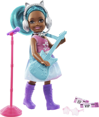 Set kukulla Barbie Chelsea Career, 26 pjesë, shumëngjyrësh
