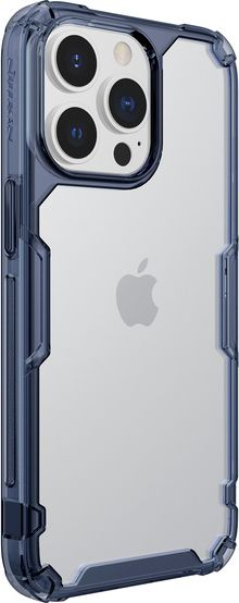 Mbrojtëse telefoni Nillkin Nature TPU Pro, iPhone 13 Pro, transparente, blu e errët
