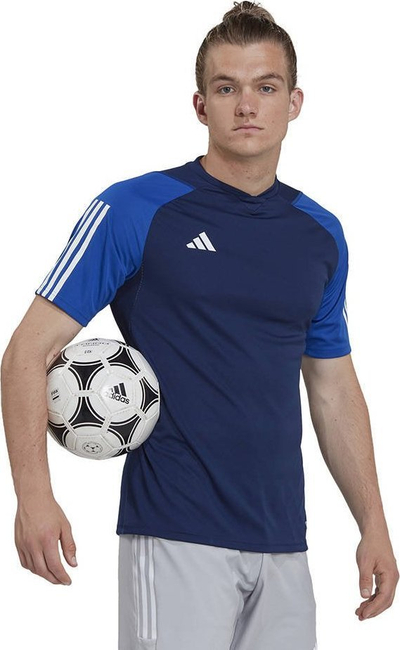 Fanellë futbolli adidas Tiro 23 Competition M HK7637, Aeroready, poliester i ricikluar, blu navy