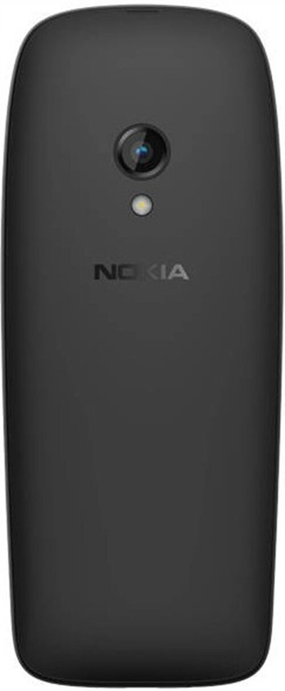 Телефон Нокиа 6310 2024, 2.8", двојна СИМ, црн