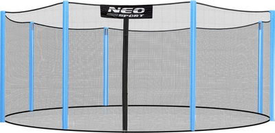 Rrjetë për trampolinë Neo-Sport, 404 cm, e zezë