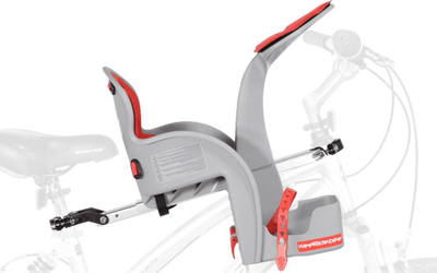 WeeRide Safe Front Child Bike Seat, Red