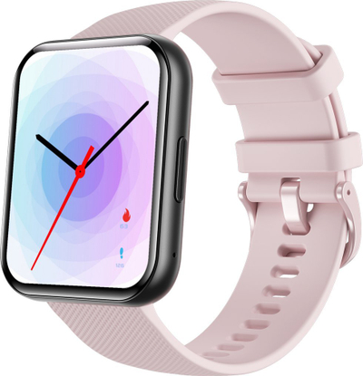 Smartwatch Bemi SmartWatch Exo, ekran 1.91" TFT, IP67, i zi me rrip rozë