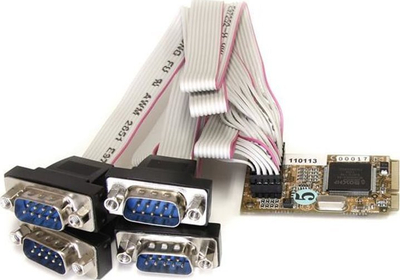 Kartë seriale StarTech.com MPEX4S552, 4 porta RS232, Mini PCI Express