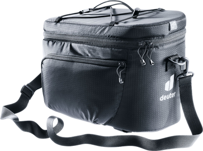 Çantë bagazhi biçiklete Deuter Rack Bag 10, 10L, për mbajtësen e pasme, e zezë