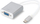 Adapter USB Digitus DA-70837, USB C në VGA, Full HD, ngjyrë argjendi