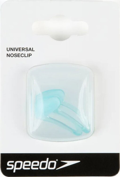 Клипа за нос за пливање Speedo Universal, пластична со меморија, силиконски перничиња, проѕирна