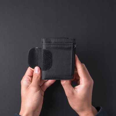 Portofol Lifeventure X-pac RFID Anti-theft, i papërshkueshëm nga uji, i zi