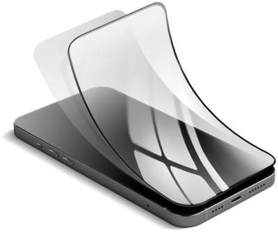 Xham mbrojtës Forcell Flexible 5D Hybrid Glass për Samsung Galaxy A56 5G, i plotë, i zi