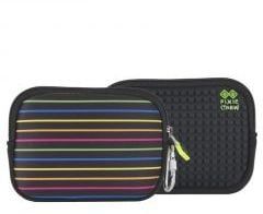 Çantë shkolle PIXIE CREW Storage Pouch, panel silikoni, 15 cm, me vija