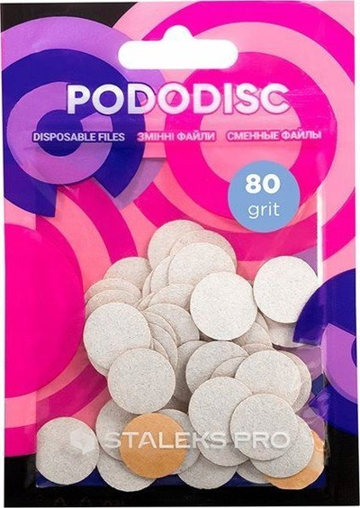 Rripa zëvendësuese për pedikyr Staleks Pro PODODISC S PDF 15, 50 copë, abradim i bardhë