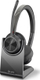 Kufje wireless Poly Voyager 4320 UC, Bluetooth, me mikrofon, me bazë karikimi, të zeza
