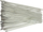 Lidhëse kabllosh inox Ball-lock, 8x350mm, T304, ngjyrë metali