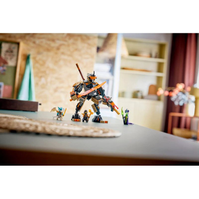 Lodër ndërtimi LEGO NINJAGO 71854 Cole’s Mission Mech, 364 pjesë, për kalamaj 7+