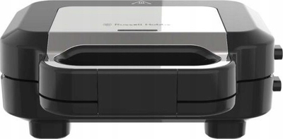 Toster multifunksional Russell Hobbs 3 në 1, pllaka të këmbyeshme, veshje jo ngjitëse, i zi