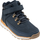Atlete të larta për kalamaj Hi-Tec Herlen Mid Jr, taban antirrëshqitës, me shirit velcro, blu e errët