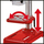 Makinë shpimi stacionare Einhell TC-BD 450, 450W, 5 shpejtësi, e kuqe me të zezë