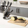 Set thikash kuzhine NAVA Acer, 7 copa, çelik inox, argjend me të zi