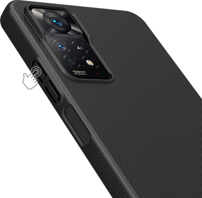 Маска за телефон Nillkin Super Frosted, за Xiaomi Redmi Note 11 Pro 5G, мат пластика, црна