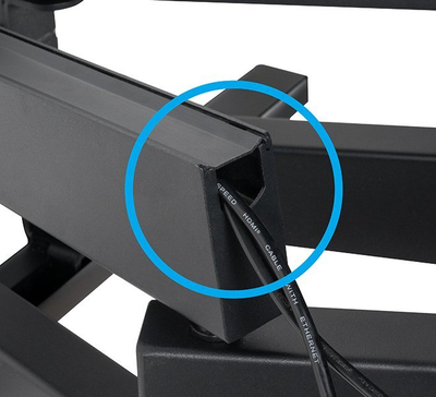 Mbajtëse muri TV B-Tech BT8228/B, krah zgjatues, 65"-120", e zezë