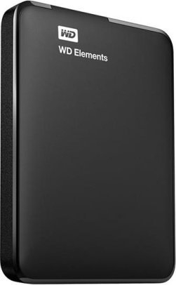 Hard disk i jashtëm WD Elements Portable, 1TB, USB 3.0, i zi