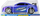 Makine lodër garash Mega Creative 523012, mekanizem pull back, plastike, blu