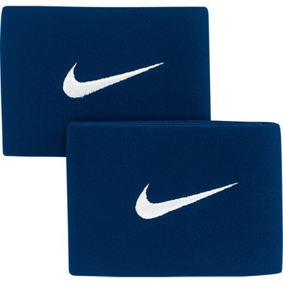 Rripa për mbrojtëse këmbësh Nike Guard Stay Sock Sleeves SE0047-401, 2 copë, me Velcro, blu navy