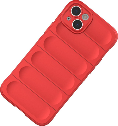 Mbrojtëse telefoni Hurtel Magic Shield Case për iPhone 14 Plus, e butë, kundër goditjeve, ngjyrë burgundy