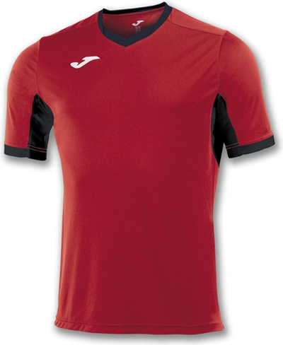Fanellë futbolli Joma Champion IV, me mëngë të shkurtra, DRY MX, e kuqe me të zeza