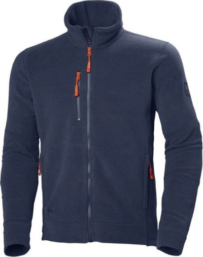 Xhaketë fleece Helly Hansen Kensington, Polartec Wind Pro, blu e errët